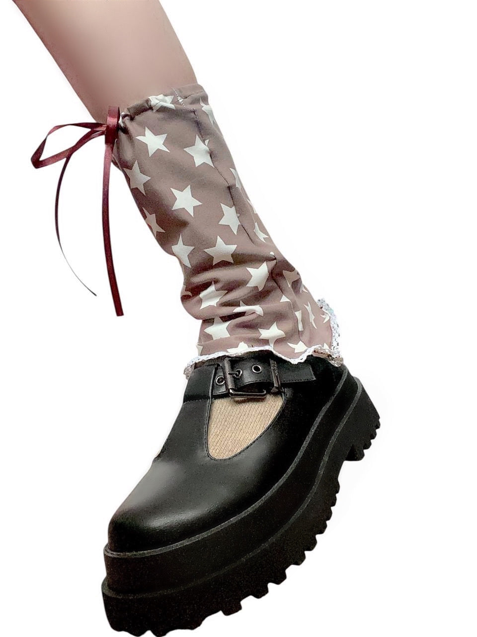 Y2K Fairy Grunge Star Leg Warmers