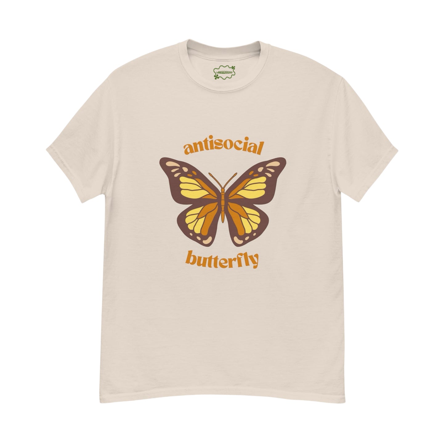 Louisenkind Antisocial Butterfly Hippie T-Shirt - Louisenkind