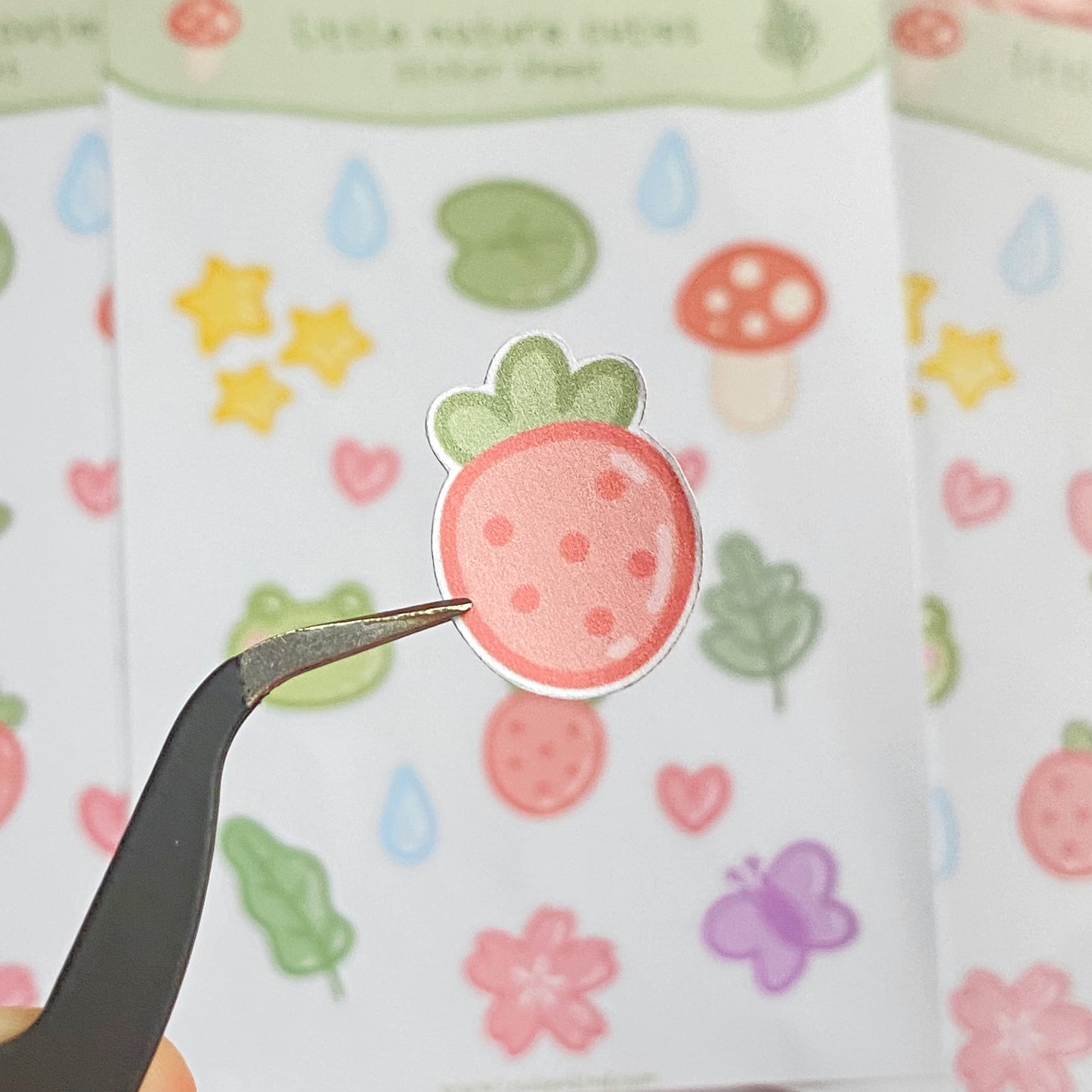 Frog Kawaii Planner Stickers | Scrapbook Journal Stickers | A6 Sticker Sheet | Cute Kawaii Stickers