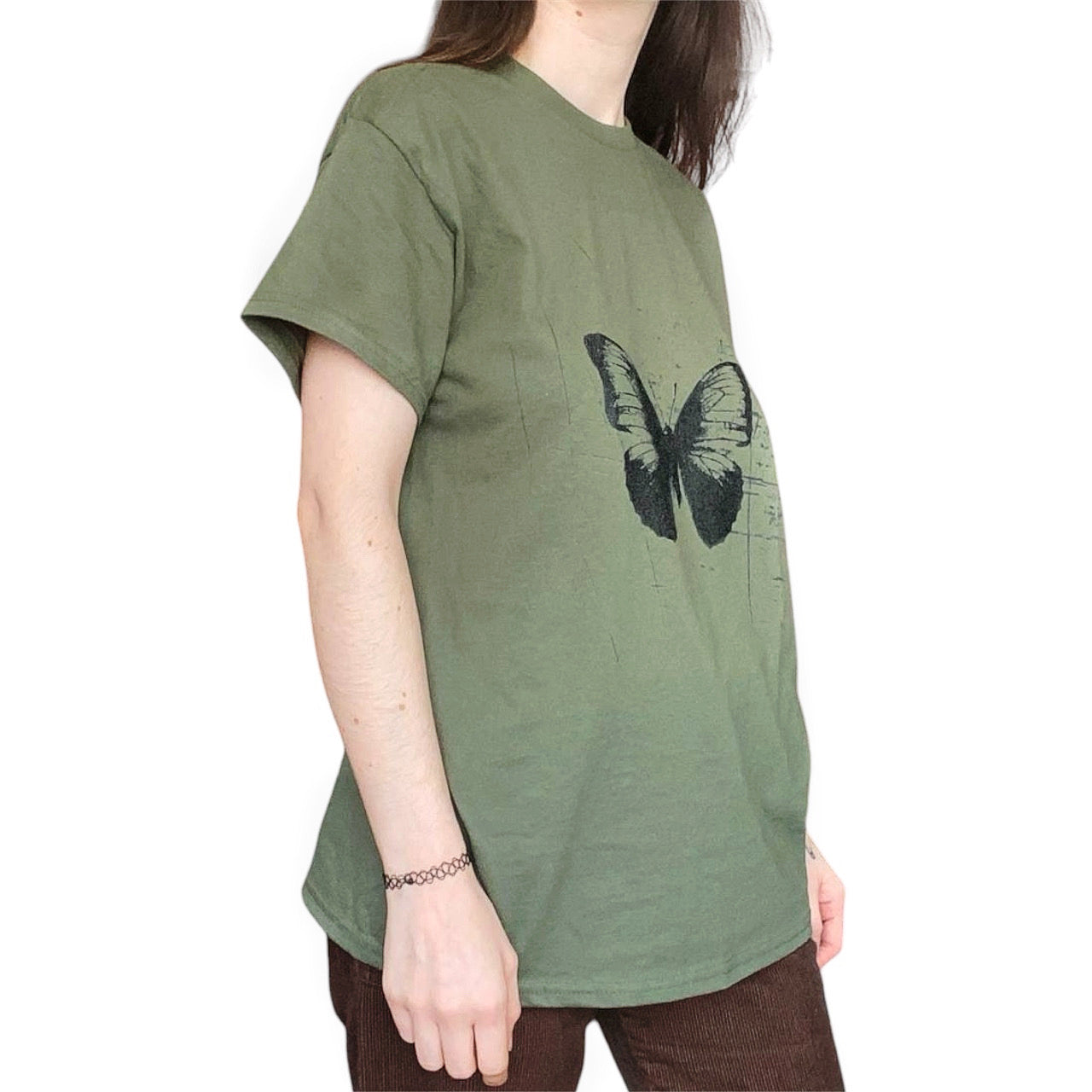 Louisenkind Fairy Grunge Butterfly Print T-Shirt - Louisenkind