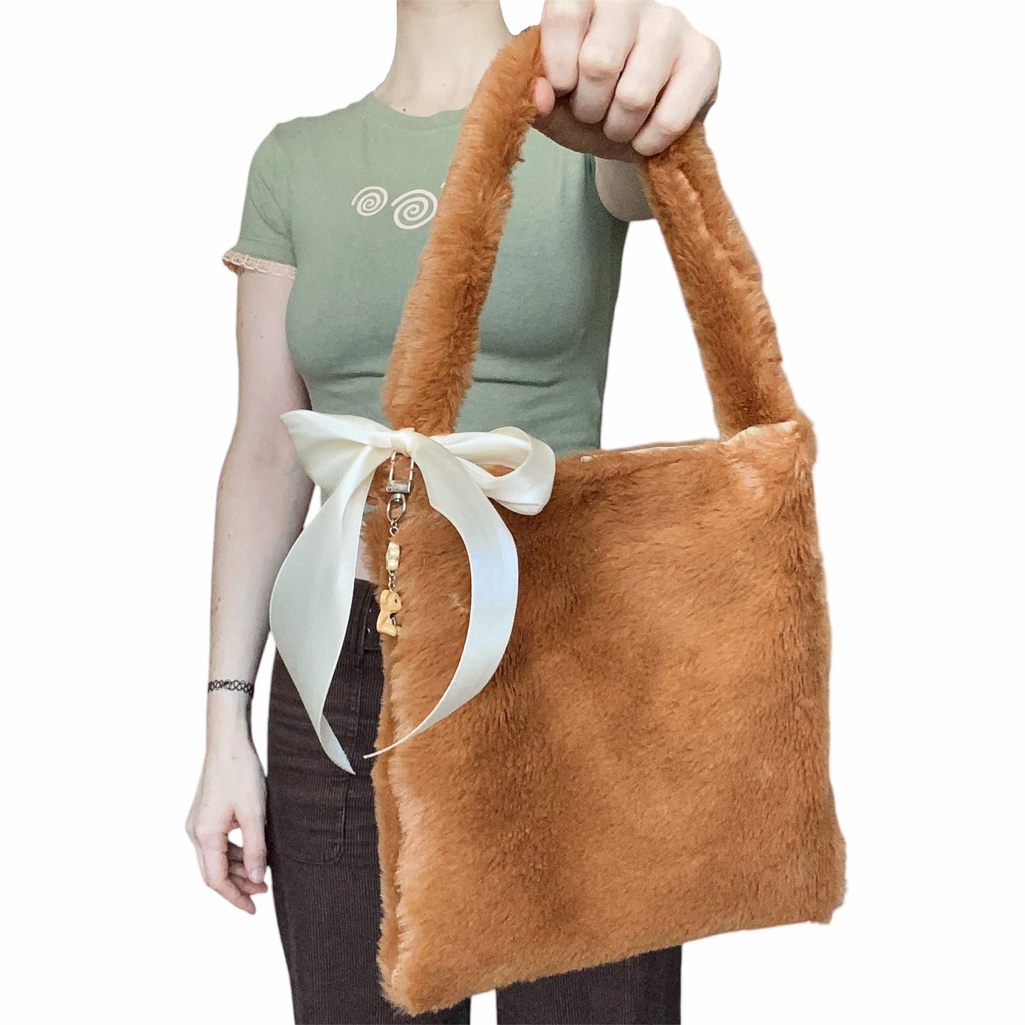 Y2K Coquette Cuddle Me Plush Mini Bag