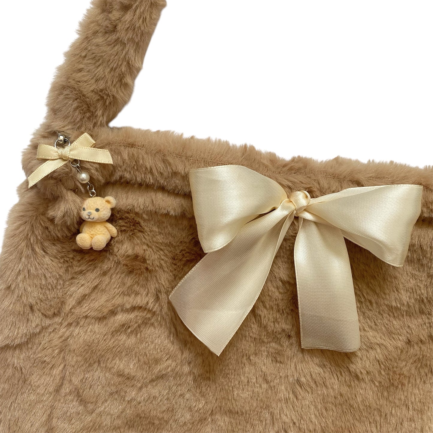 Coquette Teddy bear plush handbag
