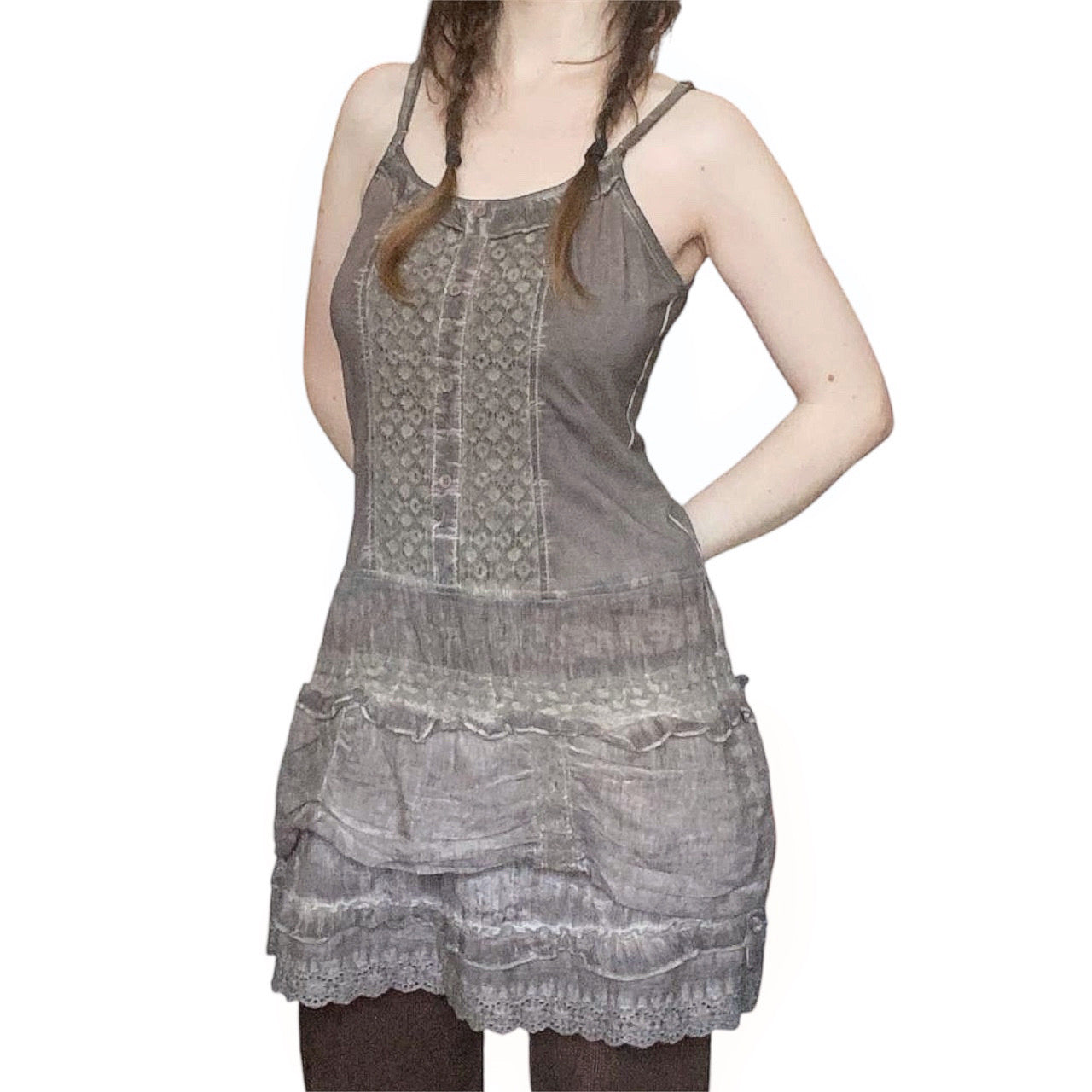 Vintage Fairy Grunge Mini Dress