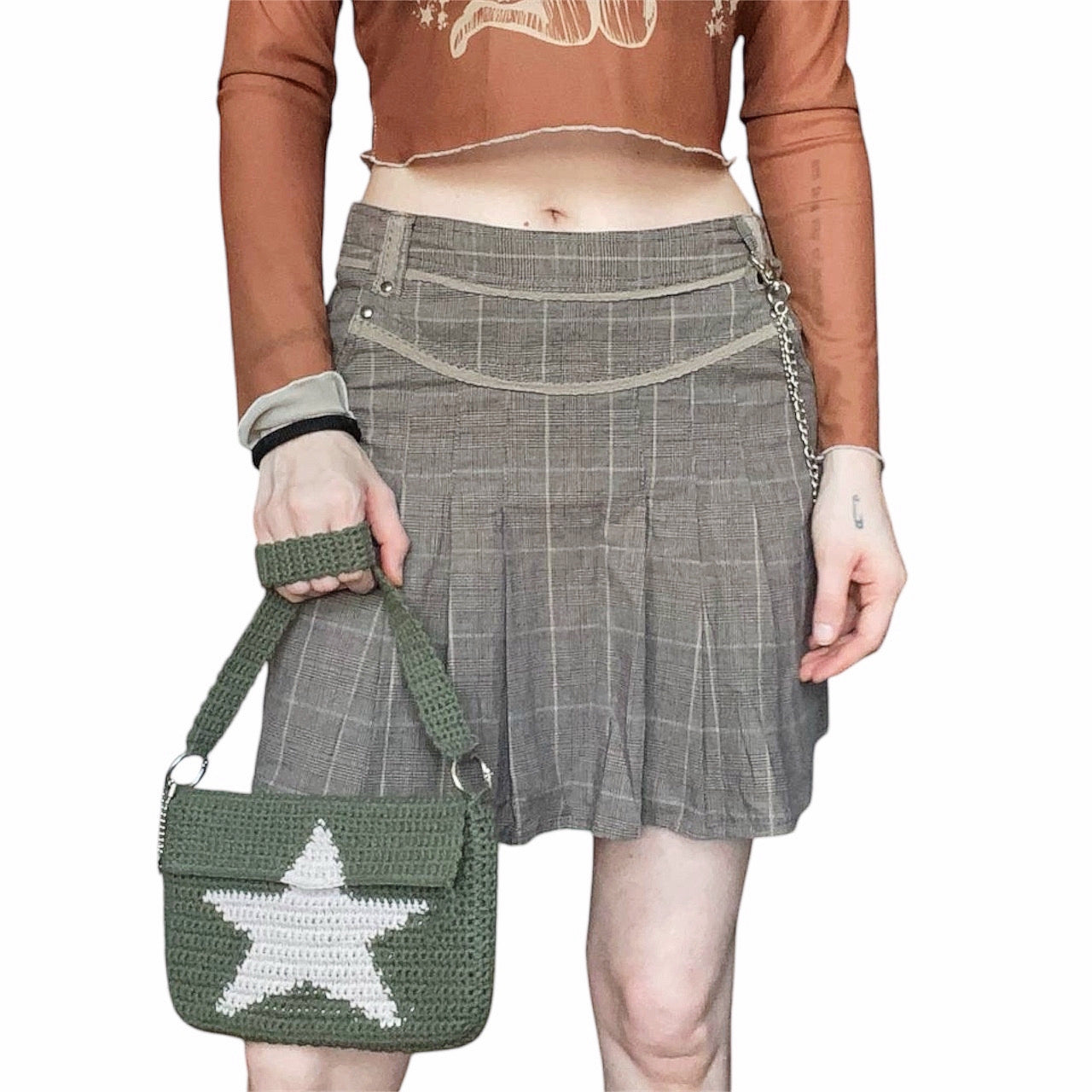 90s Vintage Fairy Mini Skirt