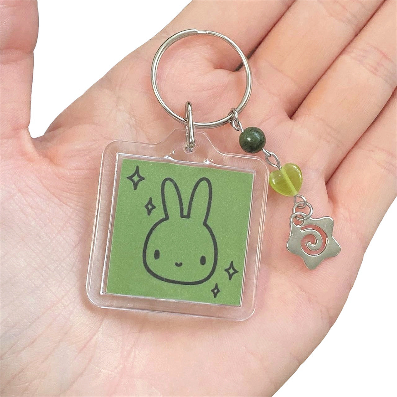 Baby Bun Acubi Fairy Star Keychain