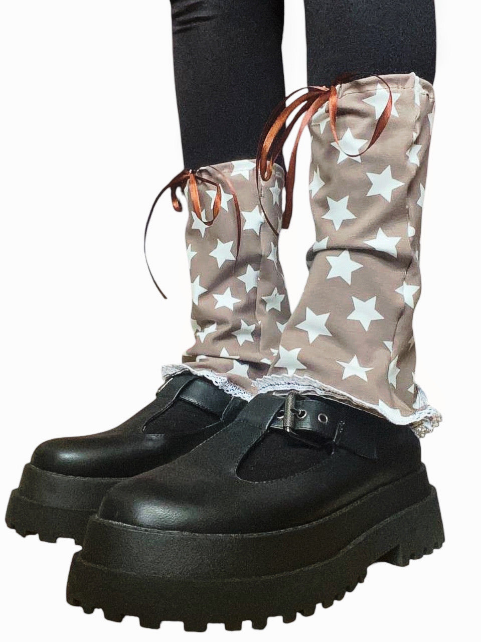 Y2K Fairy Grunge Star Leg Warmers
