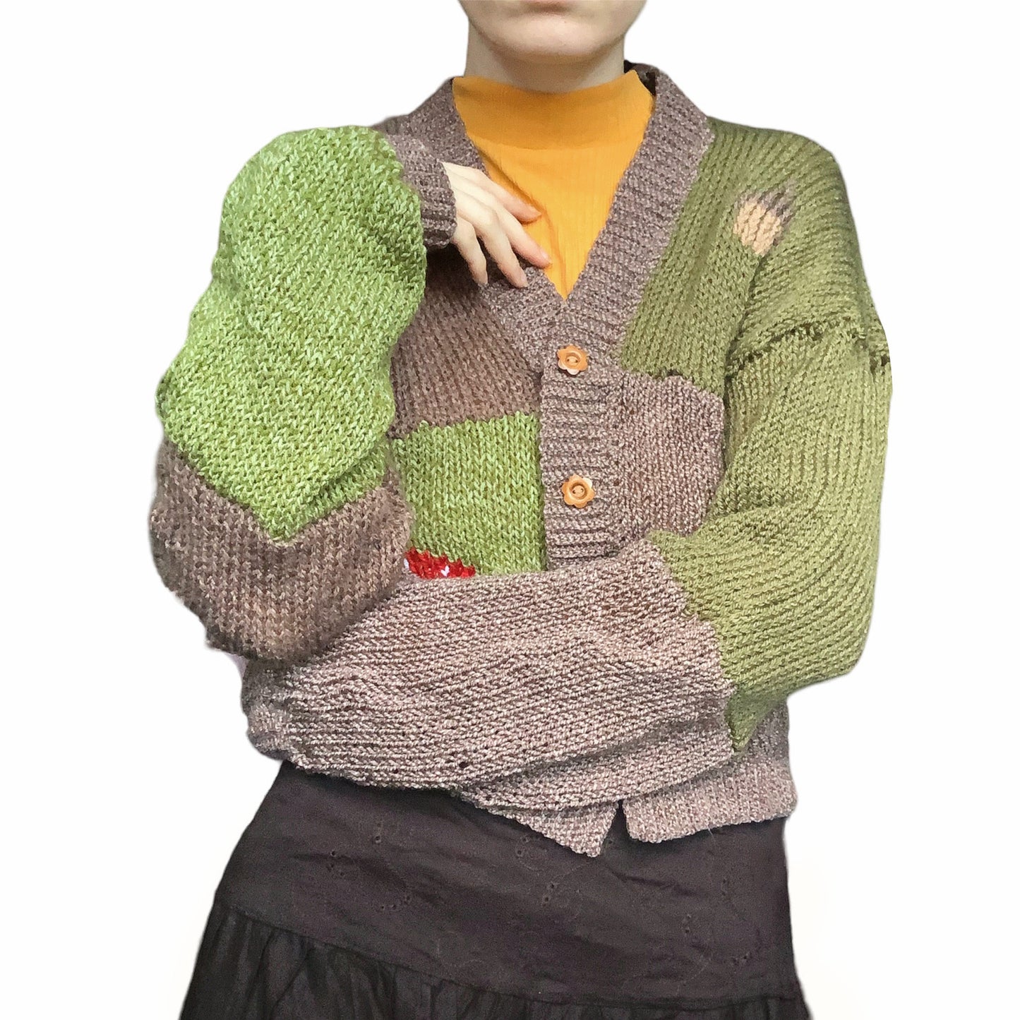 Fairy Grunge Cottagecore Knit Cardigan - Louisenkind