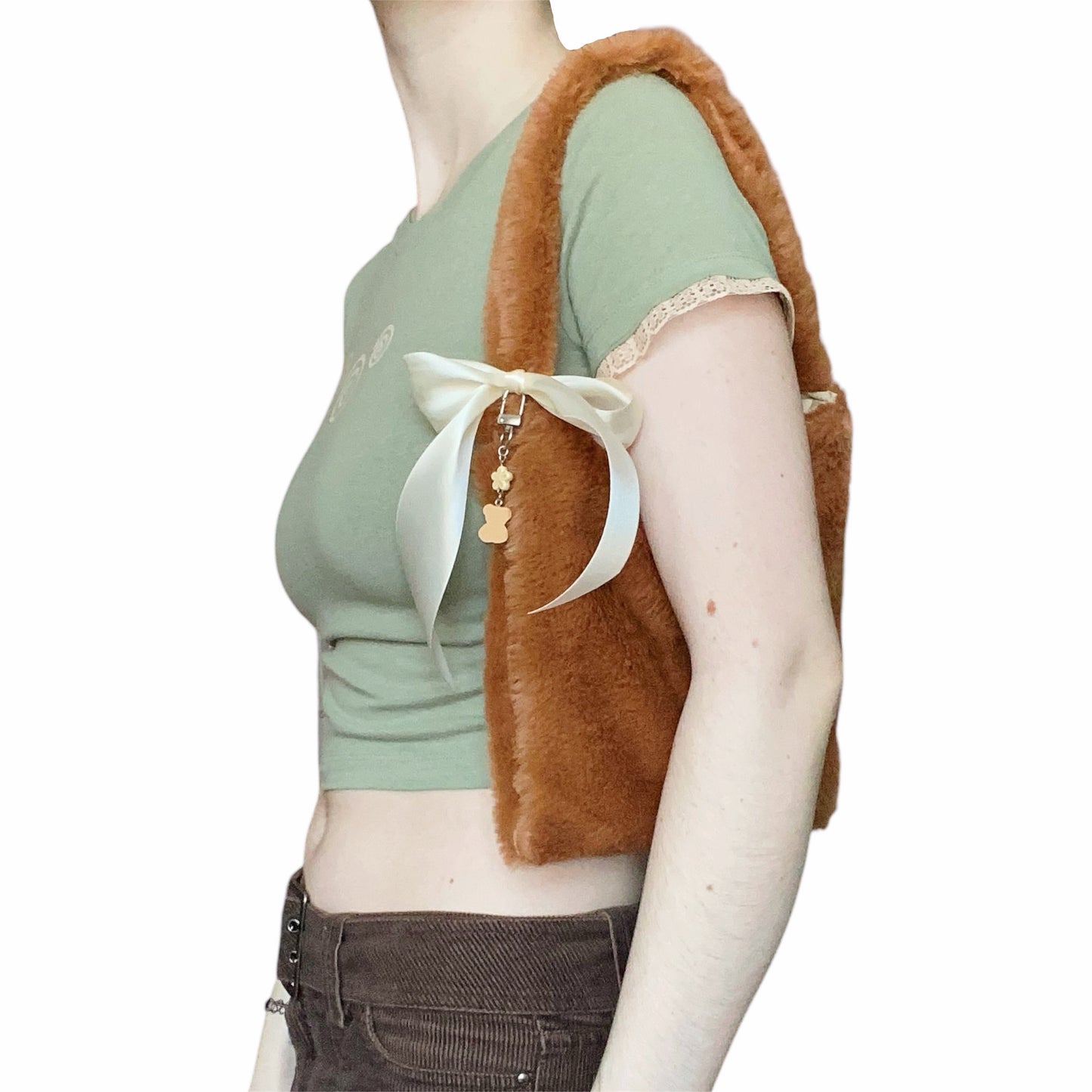 Y2K Coquette Cuddle Me Plush Mini Bag