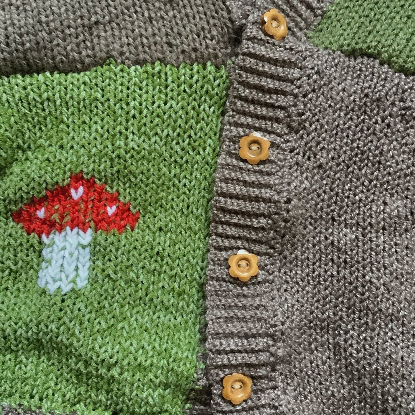 Fairy Grunge Cottagecore Knit Cardigan - Louisenkind