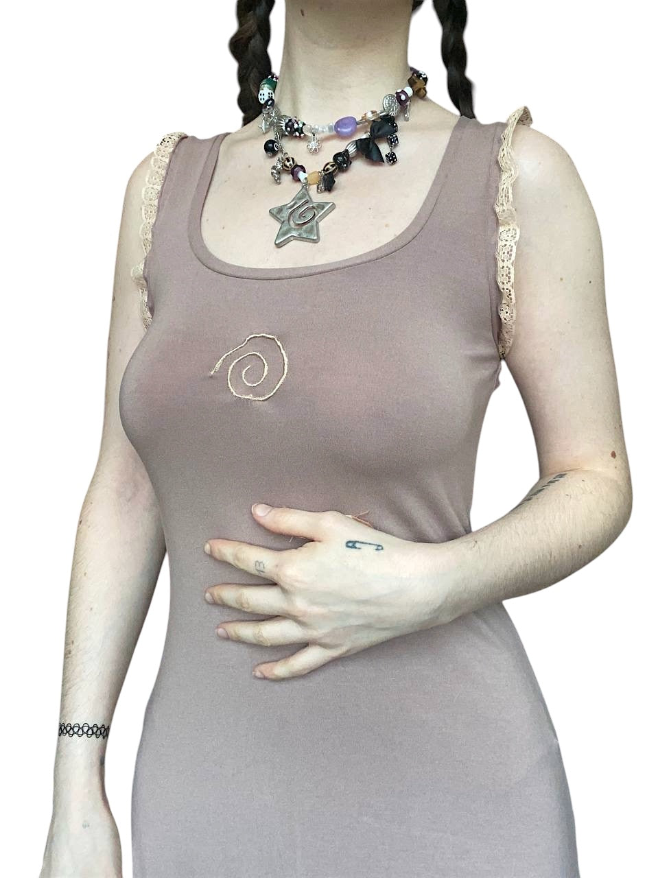 CORA Fairy Grunge Spiral Mini Dress