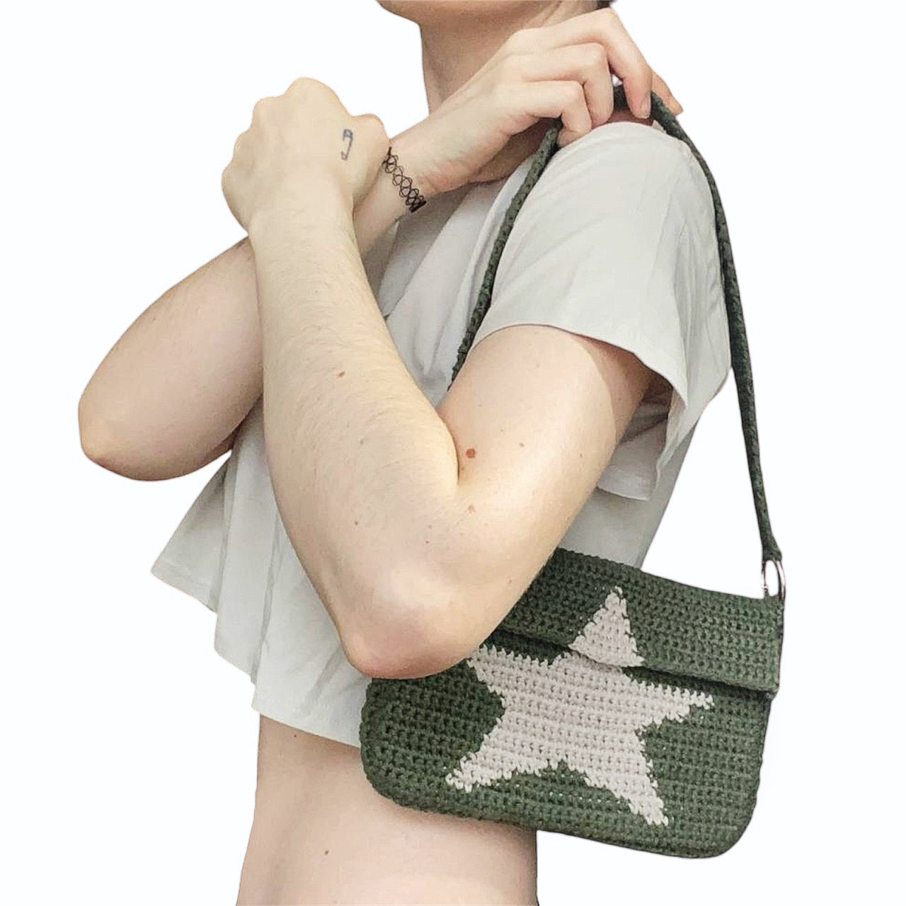 Y2K Fairy Grunge Star Shoulder Bag