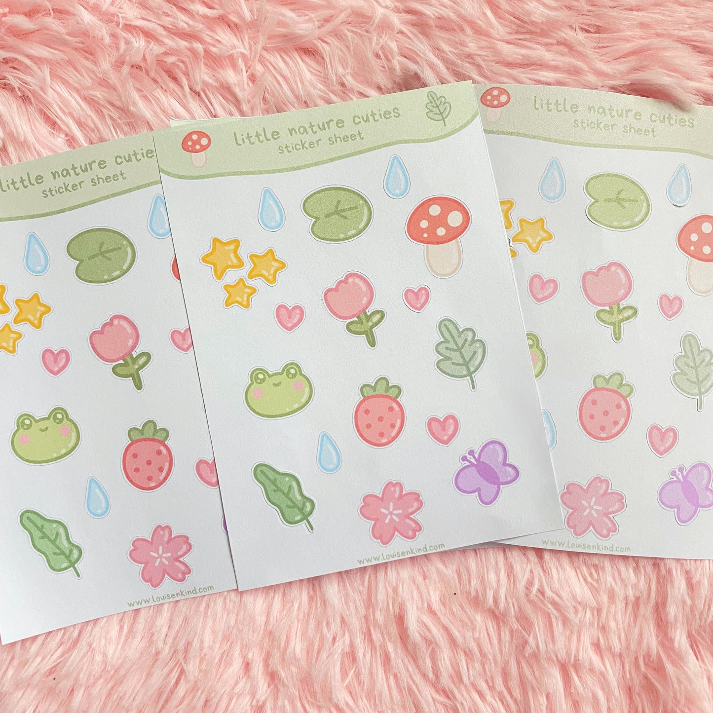 Frog Kawaii Planner Stickers | Scrapbook Journal Stickers | A6 Sticker Sheet | Cute Kawaii Stickers