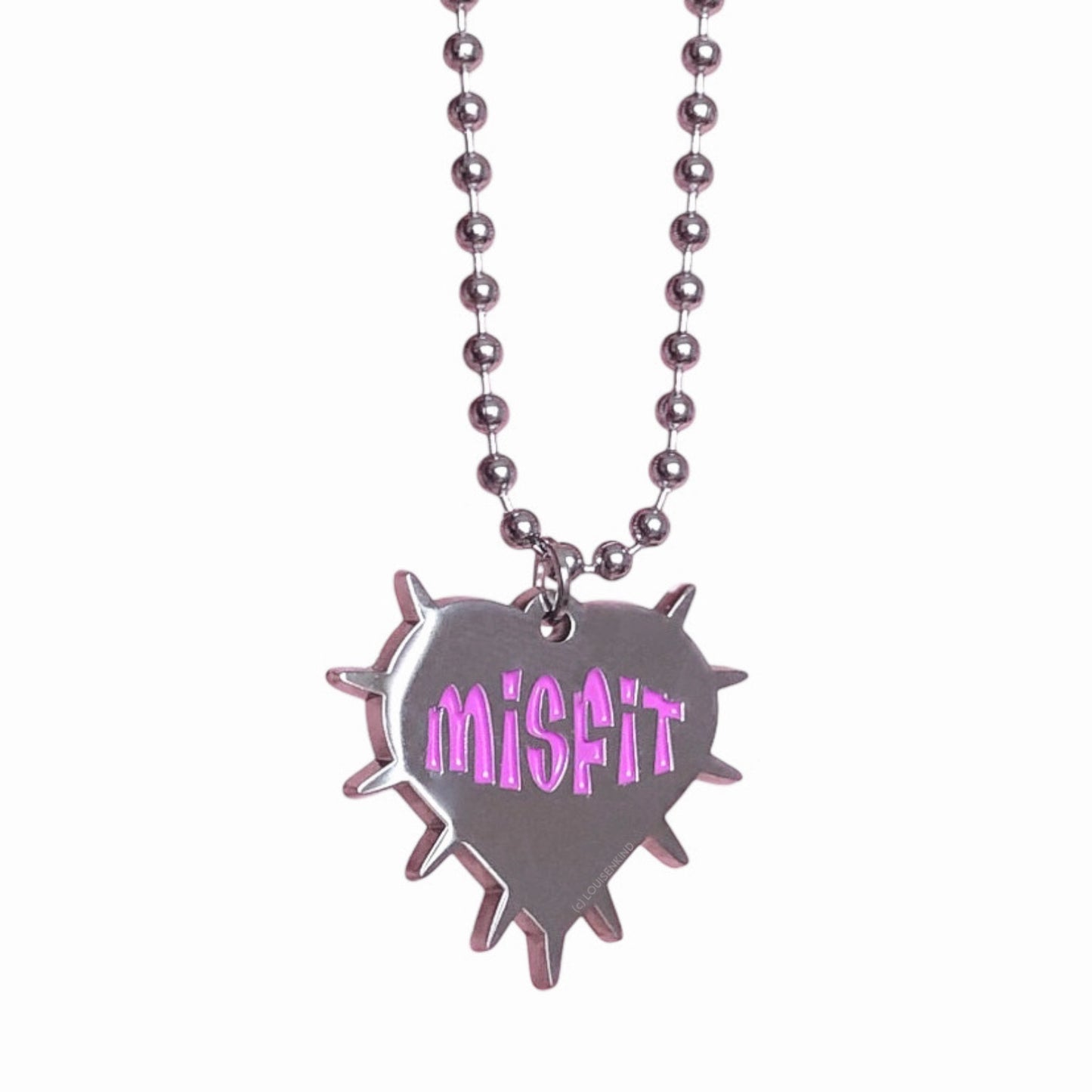 Original MISFIT Spiked Heart Necklace
