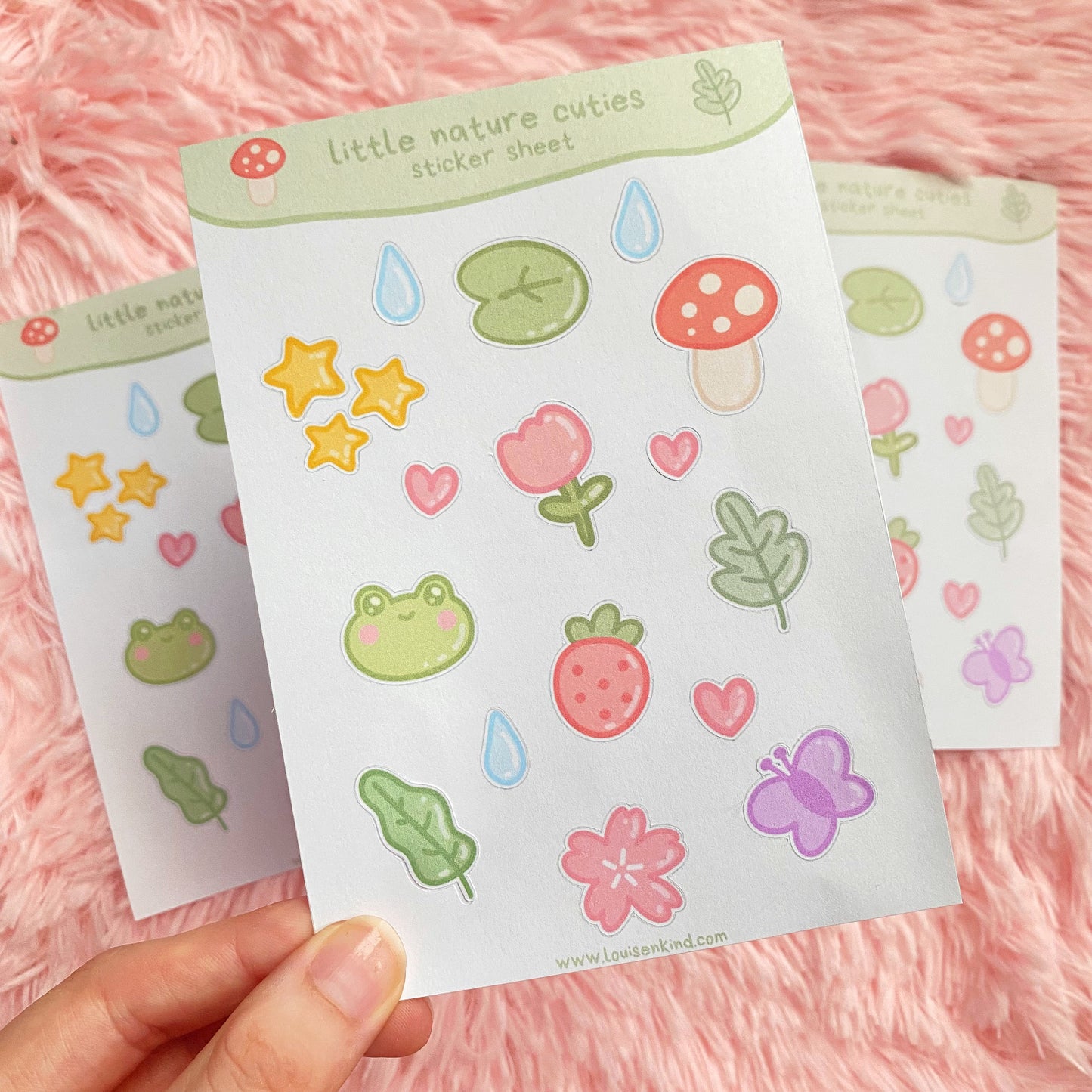 Frog Kawaii Planner Stickers | Scrapbook Journal Stickers | A6 Sticker Sheet | Cute Kawaii Stickers