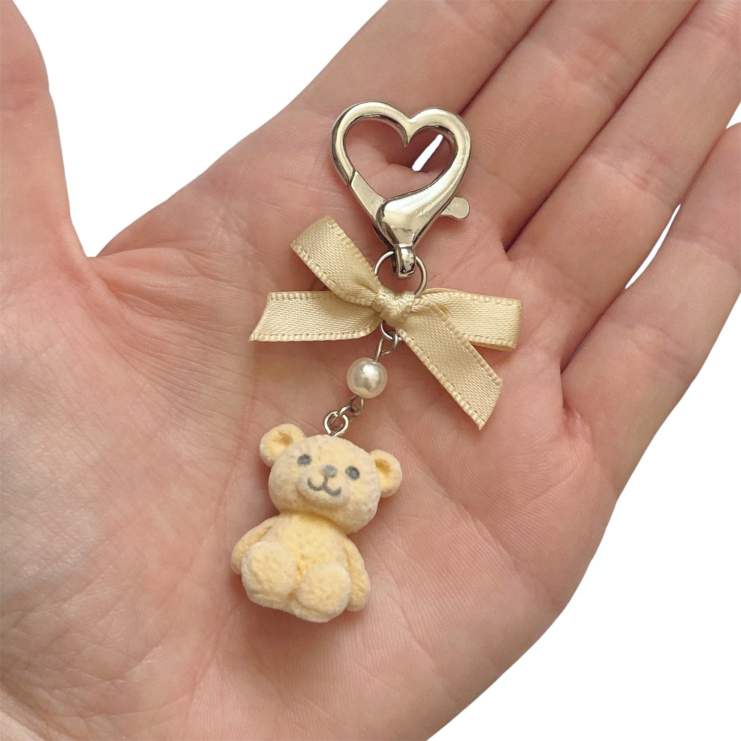 Cuddle Me Coquette Teddy Bear Keychain