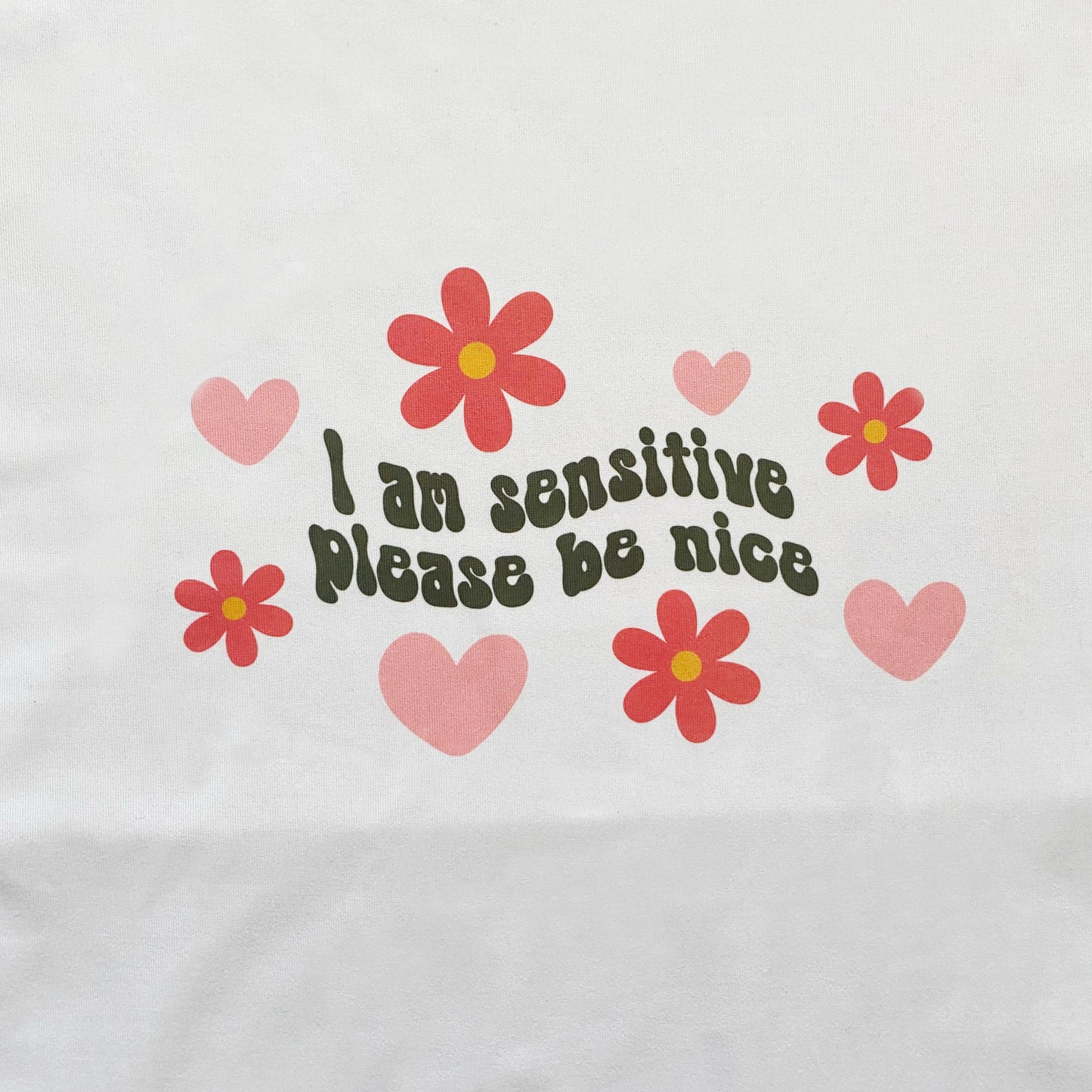 Y2K I Am Sensitive Oversized T-Shirt