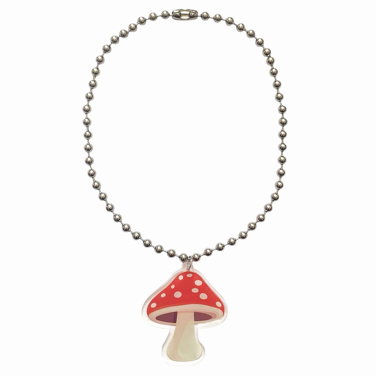 Fairycore Mushroom Kawaii Acrylic Necklace