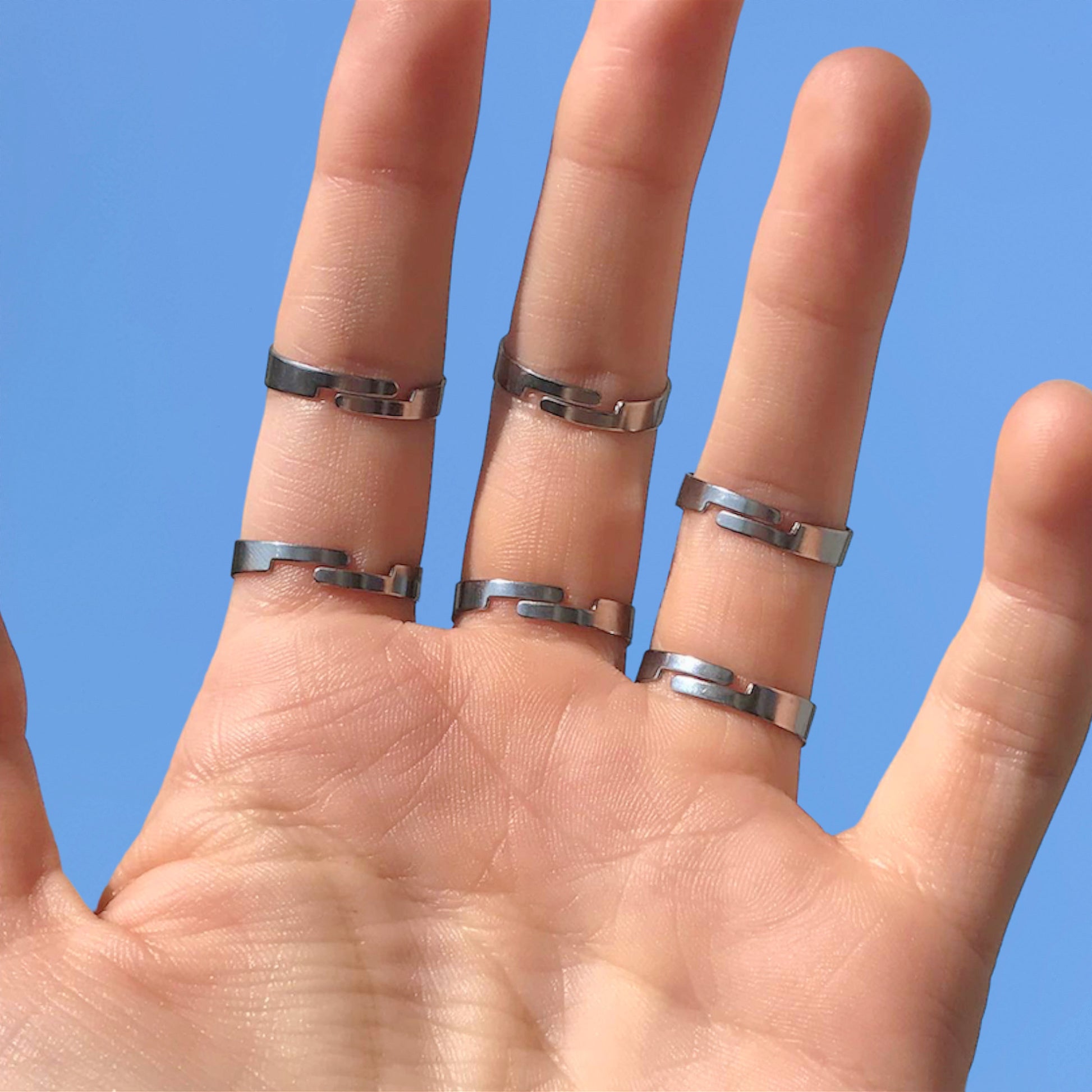 Vintage 90s Glass Rings - Louisenkind