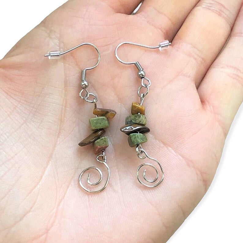 Stone Garden Fairy Earrings - Louisenkind