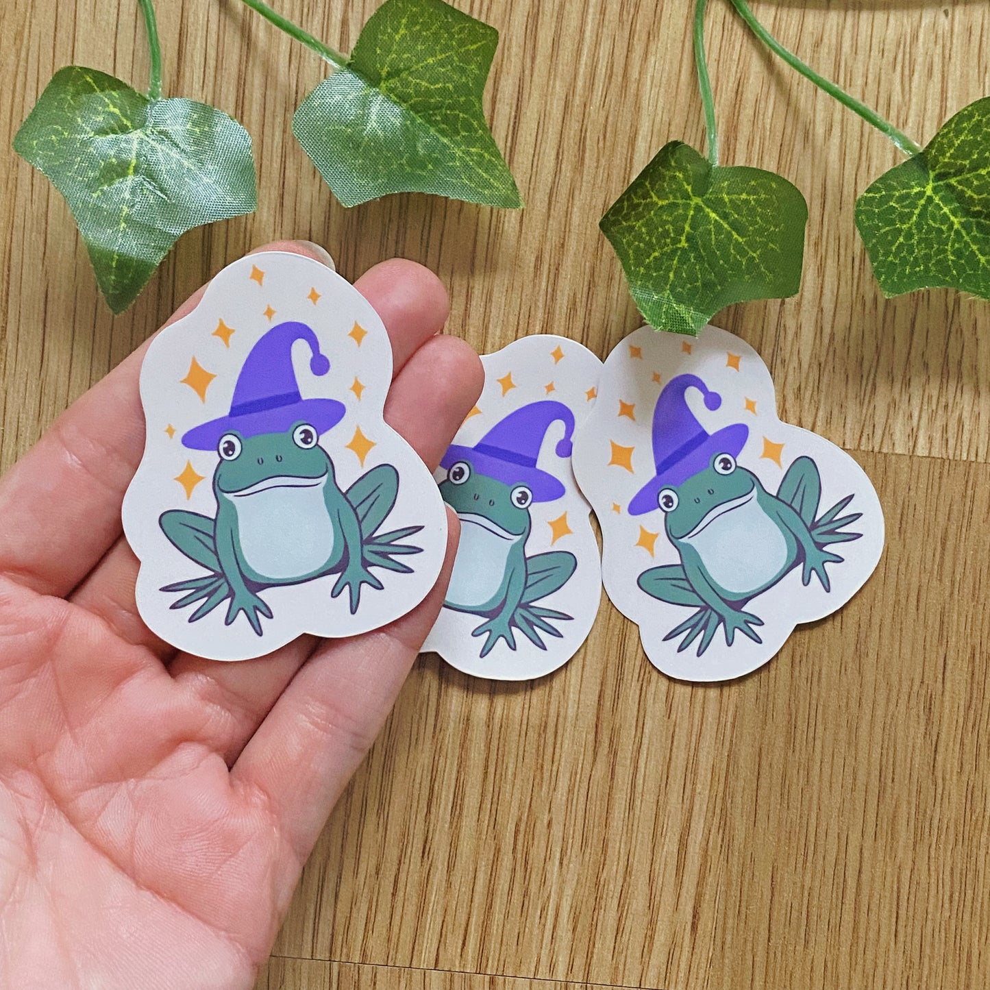 Magical Wizard Froggy Sticker | Frog Lover Gifts | Vintage Inspired Decals