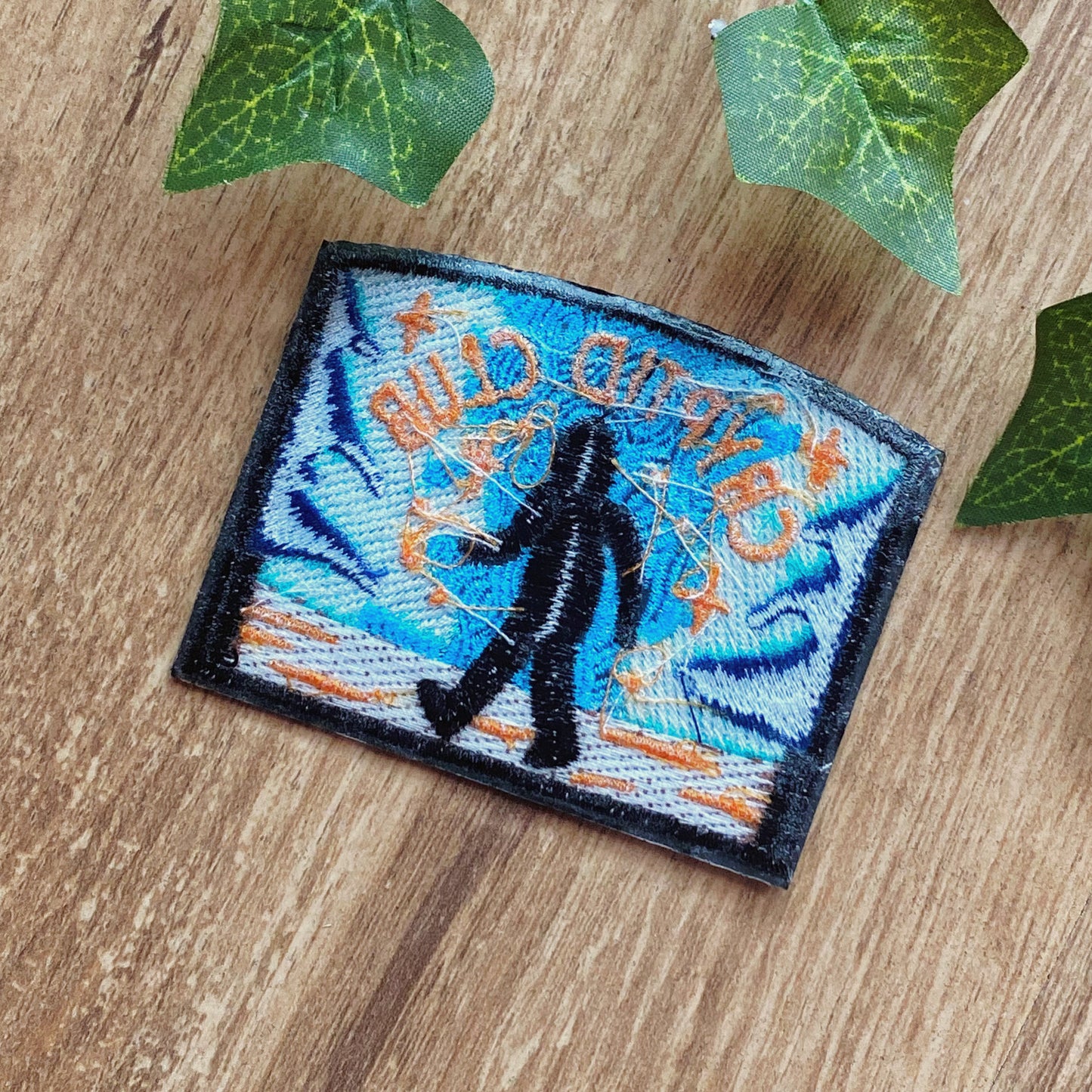 Vintage Cryptid Club Iron On Patch, Bigfoot Embroidery Transfer Pattern, Weird Creepy Embroidery Patches