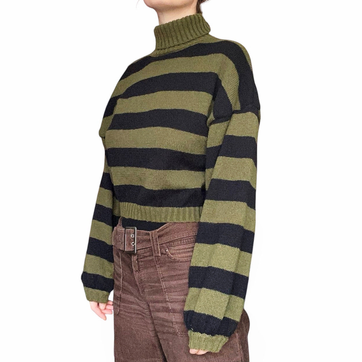 Vintage 90s Oversized Striped Fairy Grunge Sweater - Louisenkind