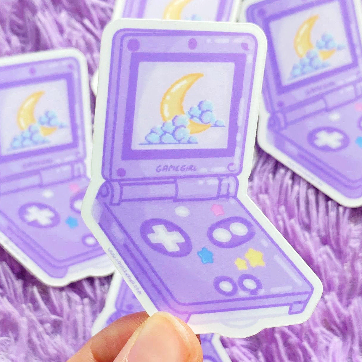 Aesthetic Lo-Fi Pastel Console Sticker | Cute Y2K Kawaii Stickers | Waterproof Matte Vinyl Sticker