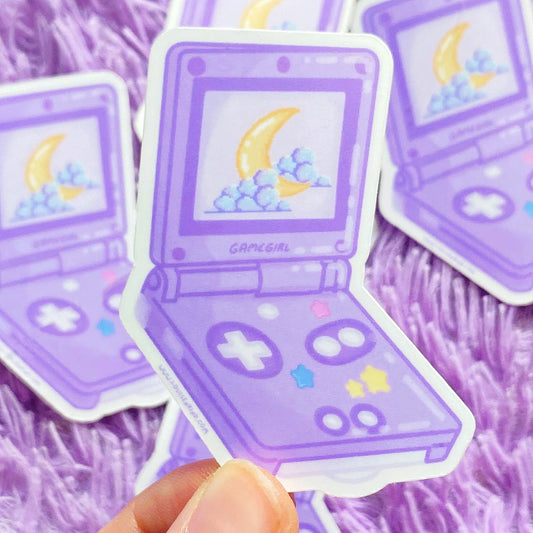 Aesthetic Lo-Fi Pastel Console Sticker | Cute Y2K Kawaii Stickers | Waterproof Matte Vinyl Sticker