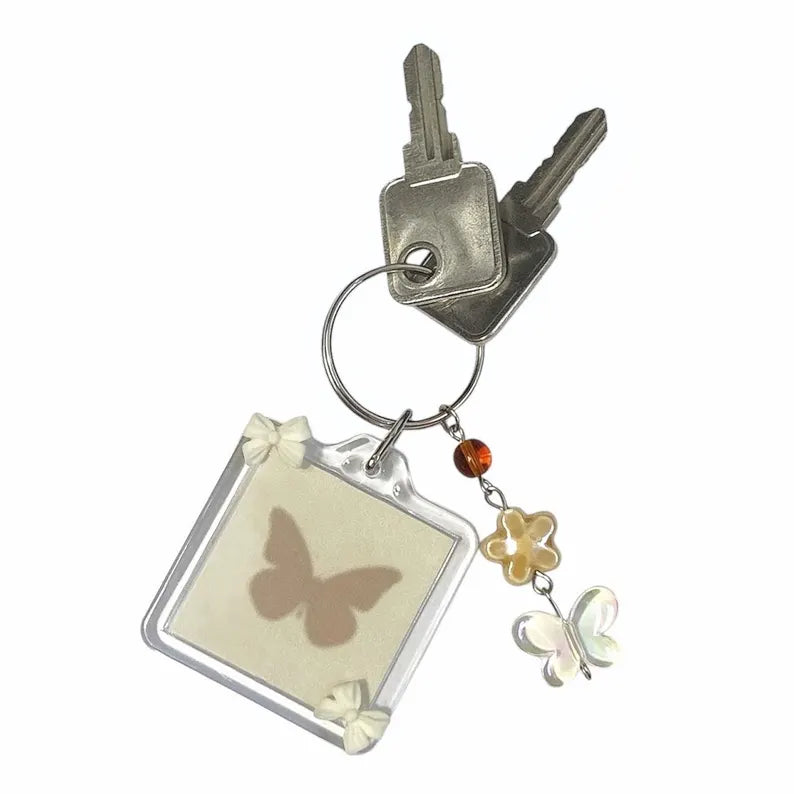 Y2K Farfalla Fairycore Butterfly Keychain