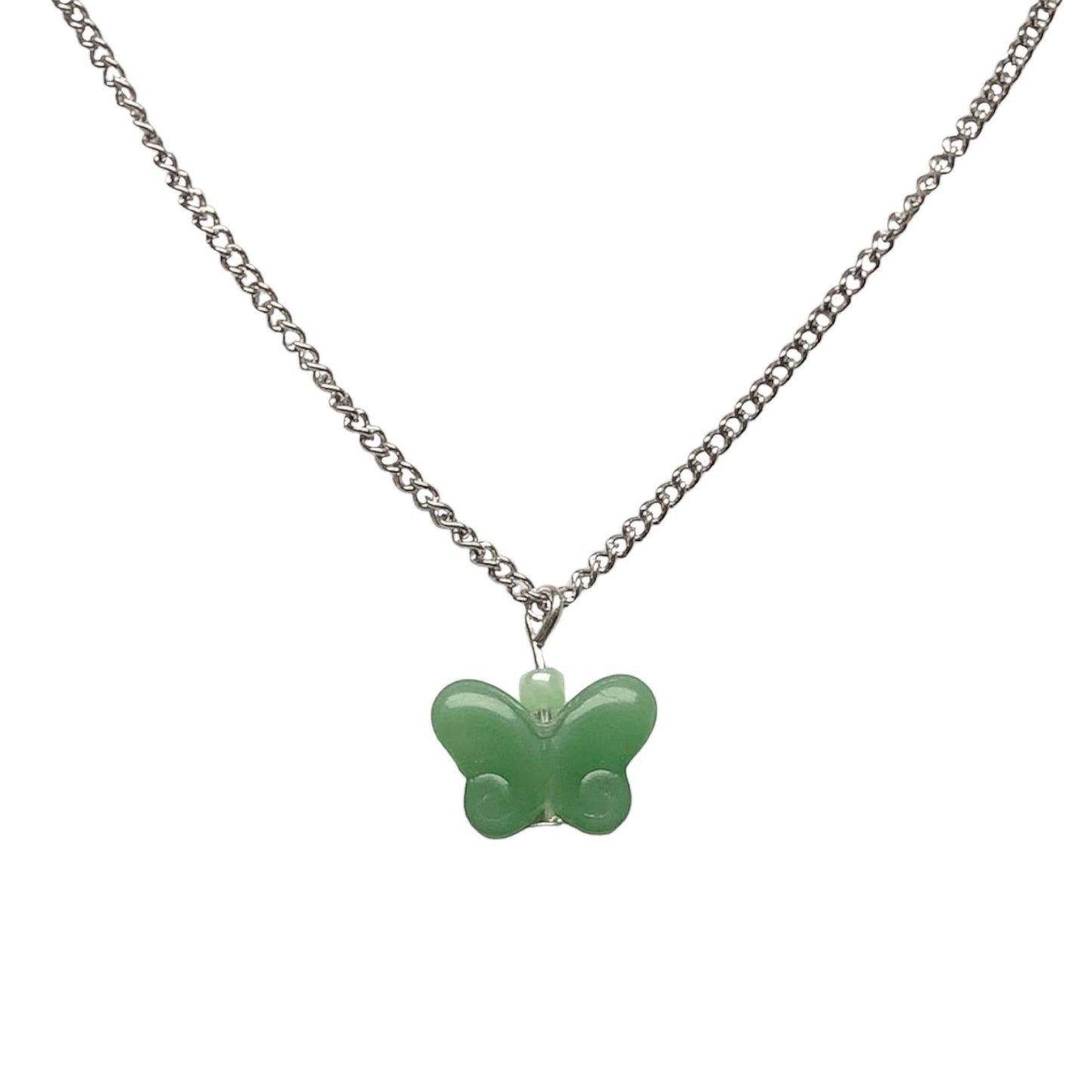 Aventurine Butterfly Fairycore Necklace