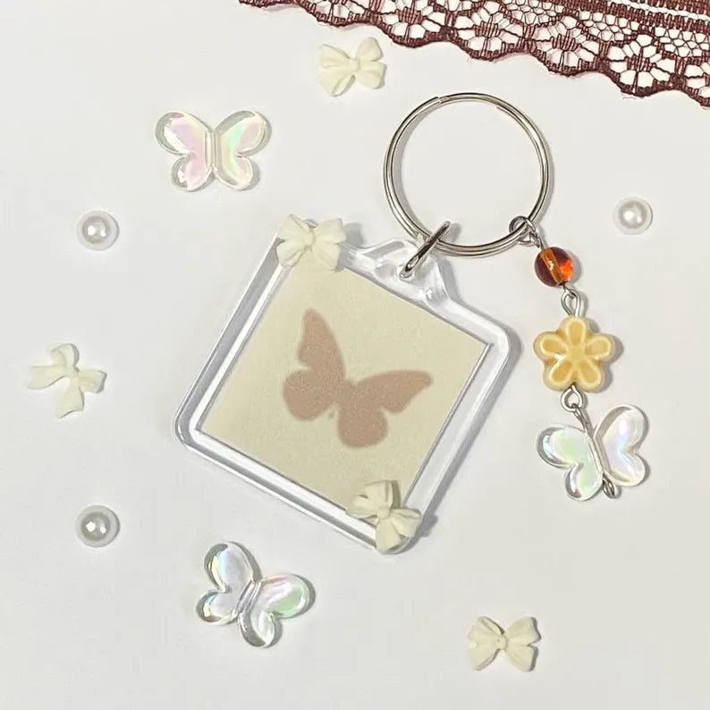 Y2K Farfalla Fairycore Butterfly Keychain