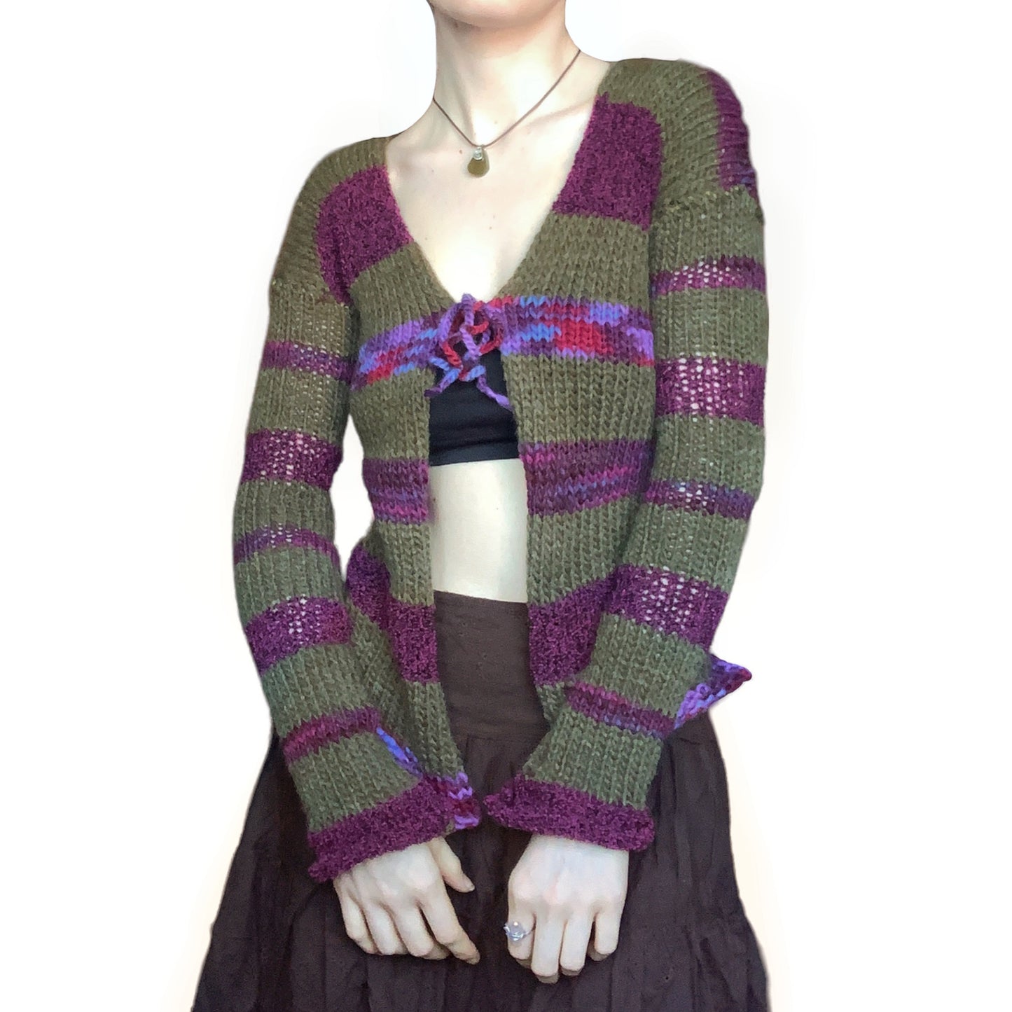 Fairy Grunge Forest Knit Cardigan