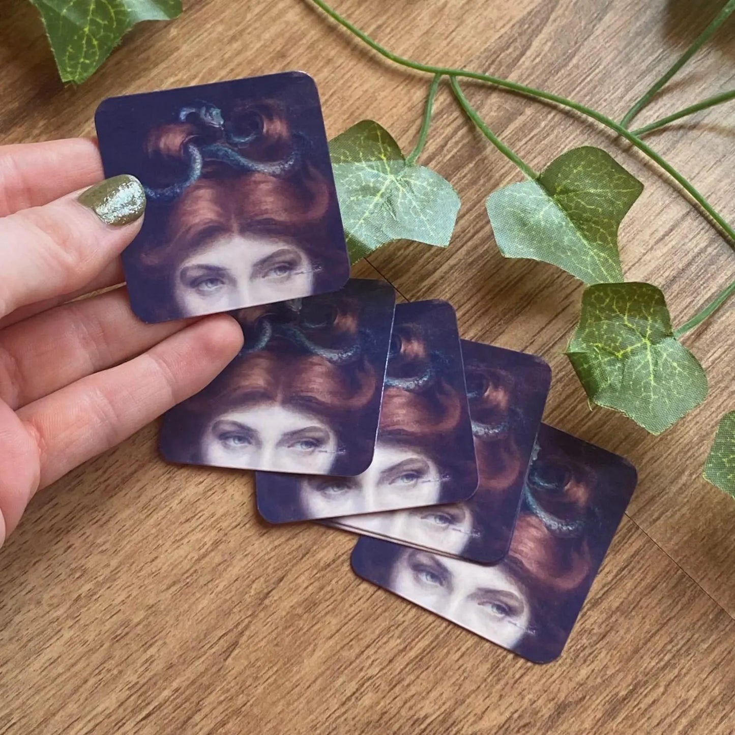 1896 Mystical Medusa Sticker, Goddess Of Snakes, Greek Mythology, Aesthetic Art Decal