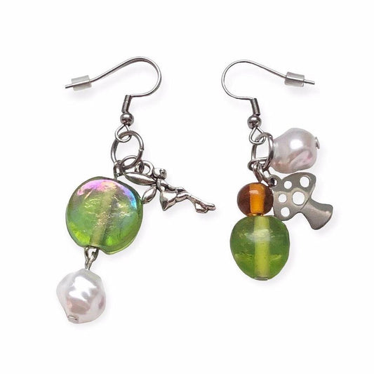 Vintage Fairycore Glass Earrings - Louisenkind