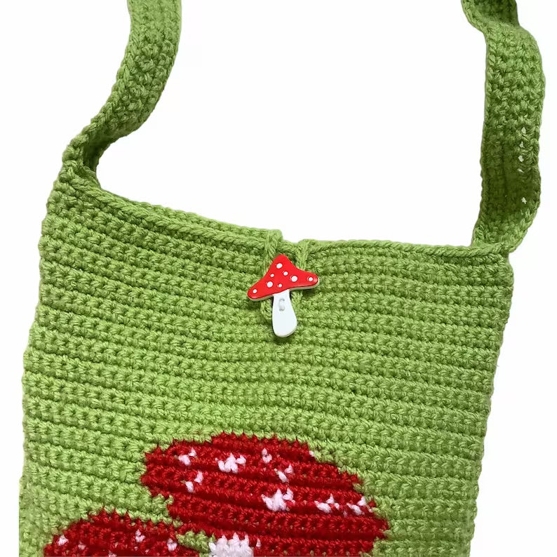 Cottage Fairy Mushroom Shoulder Bag